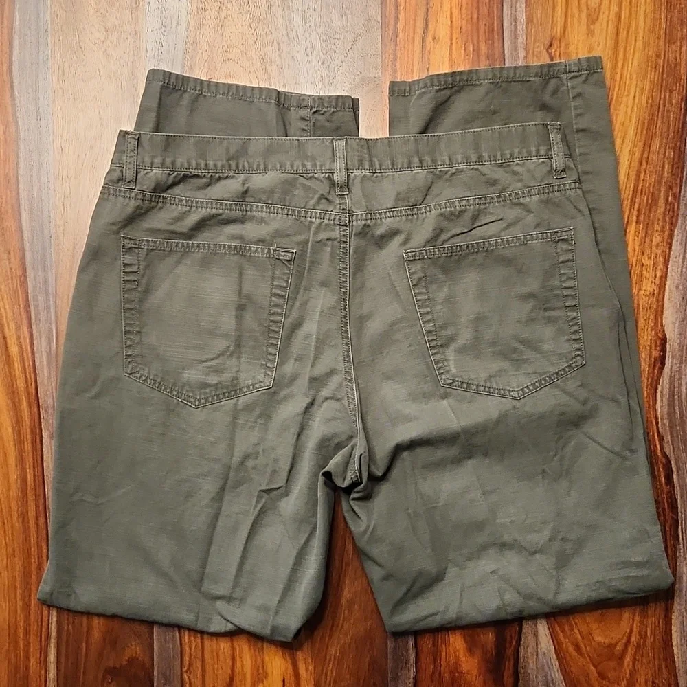 Sonoma Men's Pants, 36 Waist, 32 Length, Green-ish Gray, Casual